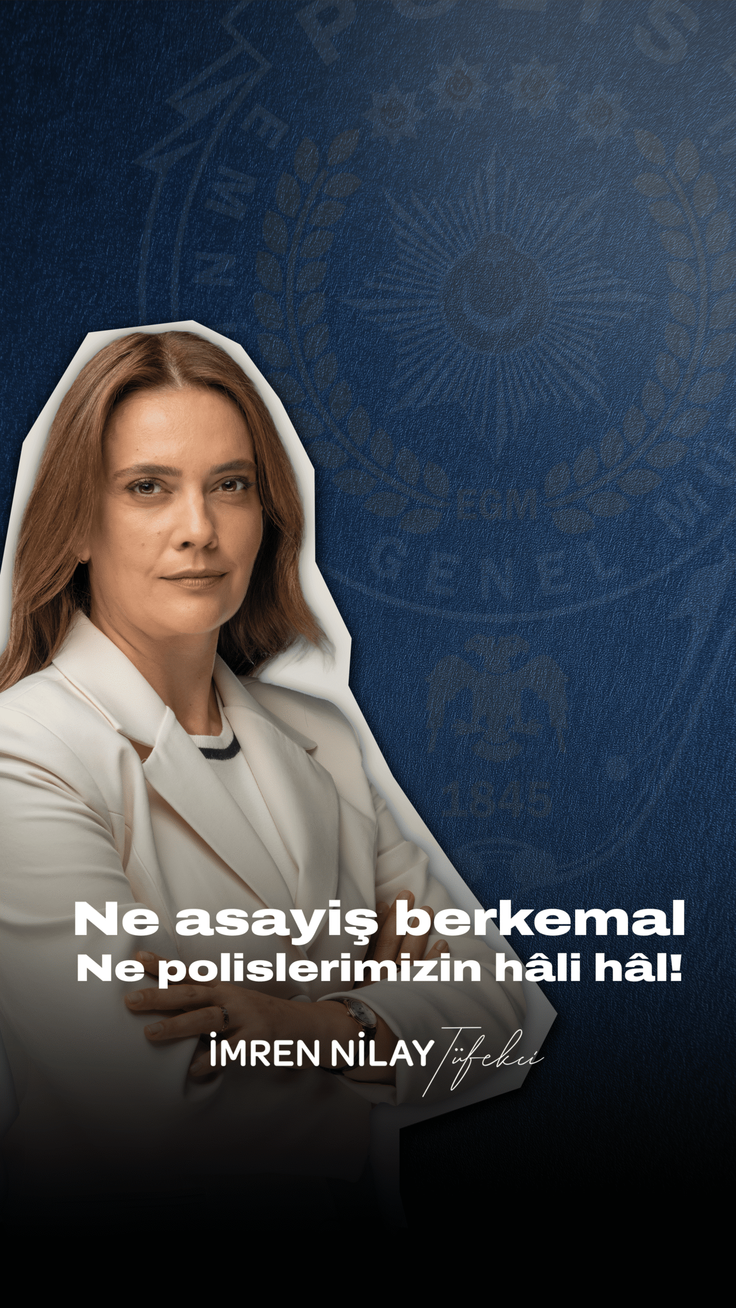 Ne asayiş berkemal ne polislerimizin hâli hâl! Polis Meslek Kanunu hemen TBMM’den geçsin, düzelsin bu ahval!