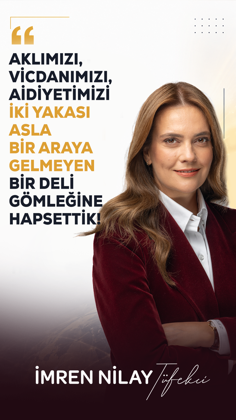 Aklımızı, vicdanımızı, aidiyetimizi iki yakası asla bir araya gelmeyen bir deli gömleğine hapsettik!